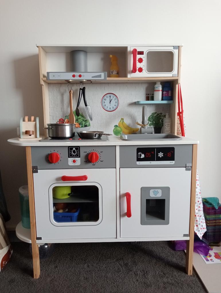 Speelkeuken, Kinderen en Baby's, Speelgoed | Speelkeukens, Ophalen, Gebruikt, Hout, Speelkeuken