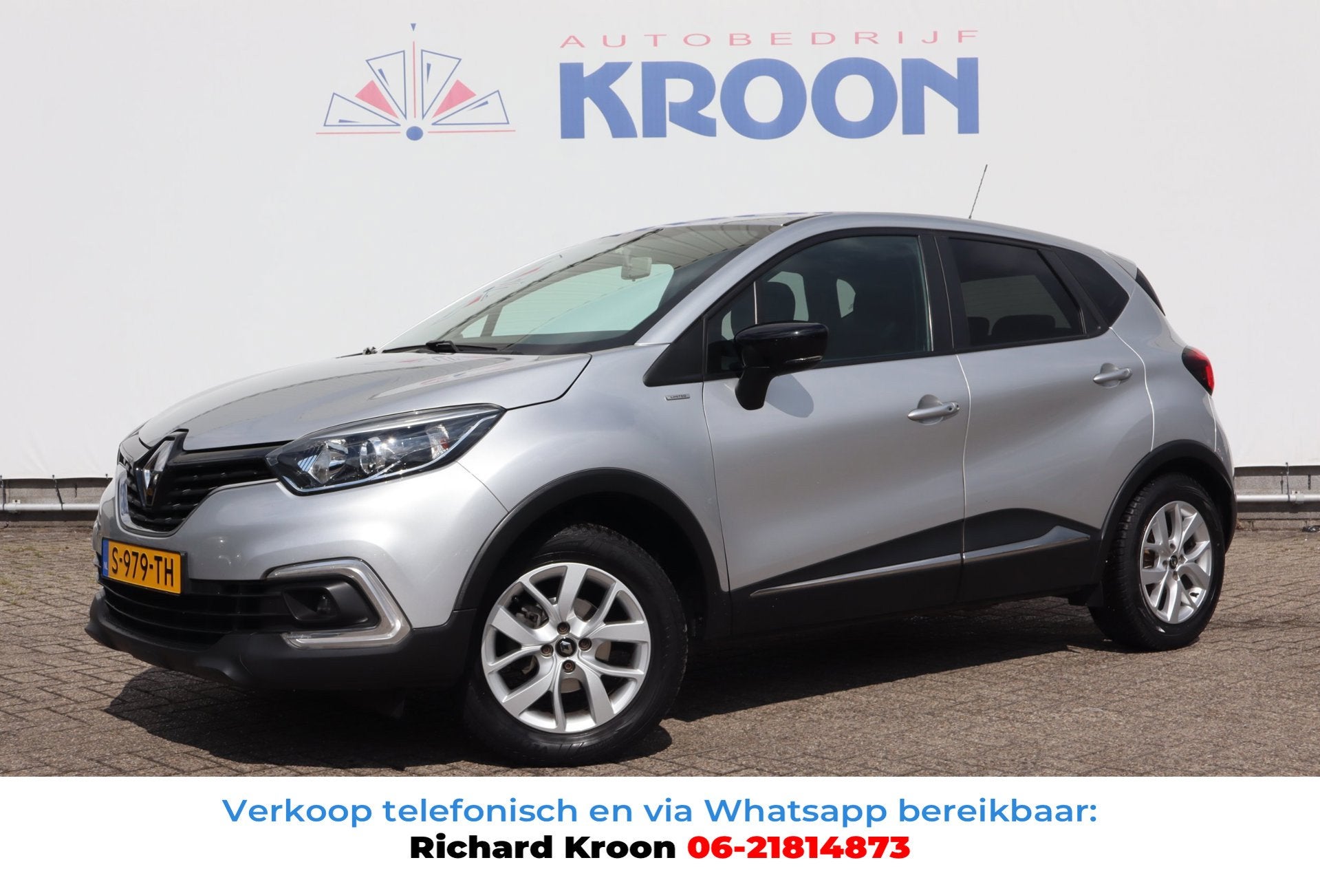 Renault Captur 0.9 TCe Limited|Trekhaak|Navigatie|Cruise Con, Auto's, 898 cc, Stof, Gebruikt, 620 kg
