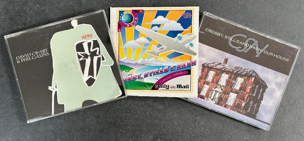 CROSBY STILLS & NASH - Verzameling van 3 maxi's ( 3 CDs ), Cd's en Dvd's, Cd's | Rock, Ophalen of Verzenden, Zo goed als nieuw