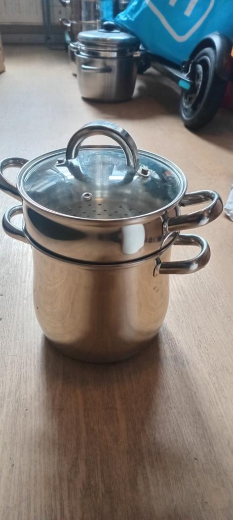 Marokkaanse couscous pan  zgan, Ophalen of Verzenden, Zo goed als nieuw, Overige materialen, Koekenpan of Braadpan