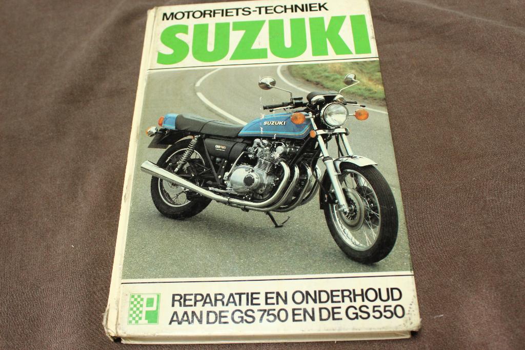 Suzukin GS750 GS550 motorfiets werkplaatsboek GS 750 550, Ophalen of Verzenden, Overige merken
