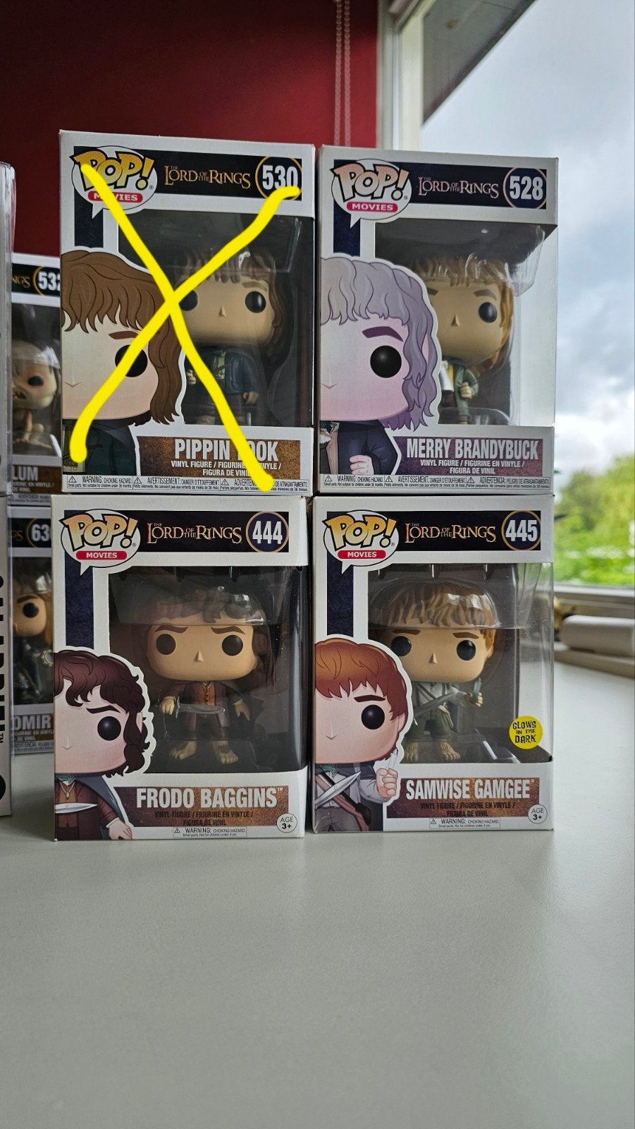 Lord Of the Rings Funko pop hobbits, Verzenden, Gebruikt