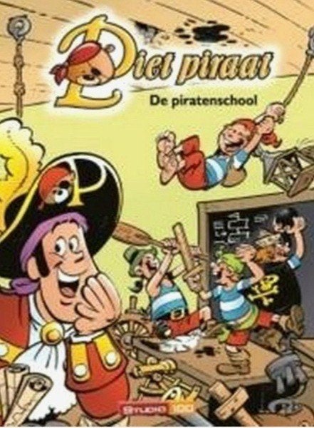 Piet Piraat: De Piratenschool - Hardcover ZGAN, Studio 100, 5 of 6 jaar, Fictie algemeen, Jongen of Meisje