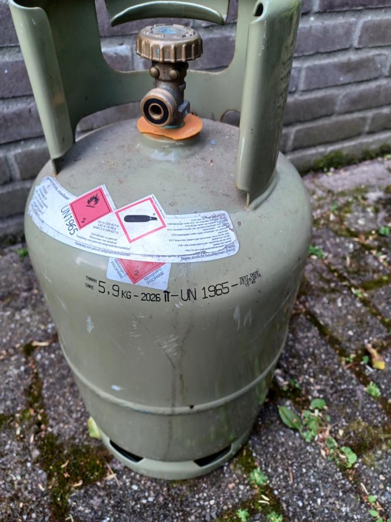 Gasfles, Ophalen
