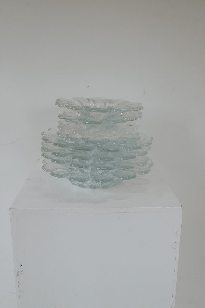 Holmegaard 'Flower' glazen schalen van Sidse Werner, Antiek en Kunst, Ophalen of Verzenden
