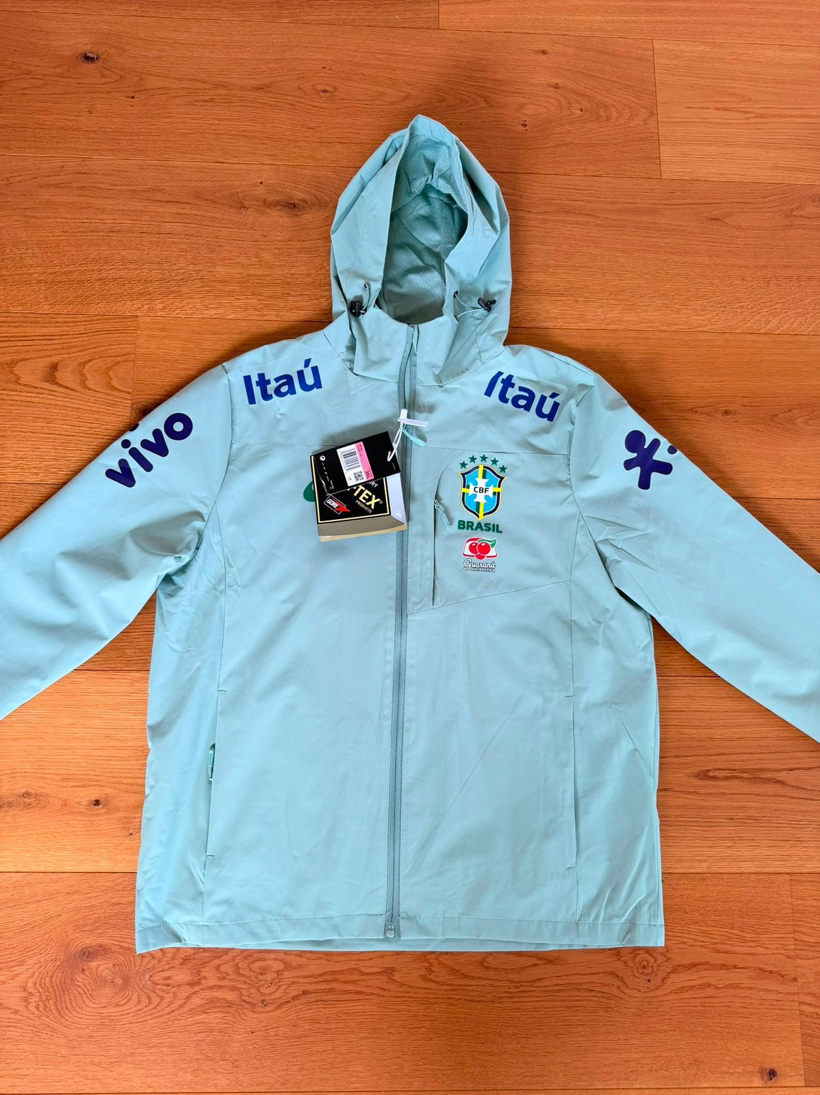 Nike Brazil Windbreaker – Blauw – 3XL (valt als XL) – Nieuw, Ophalen of Verzenden, Nieuw, Maat 56/58 (XL), Blauw