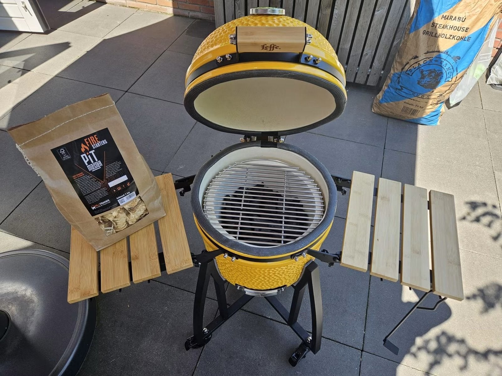 Kamado outdoor oven en bbq 15 inch, Ophalen of Verzenden, Zo goed als nieuw