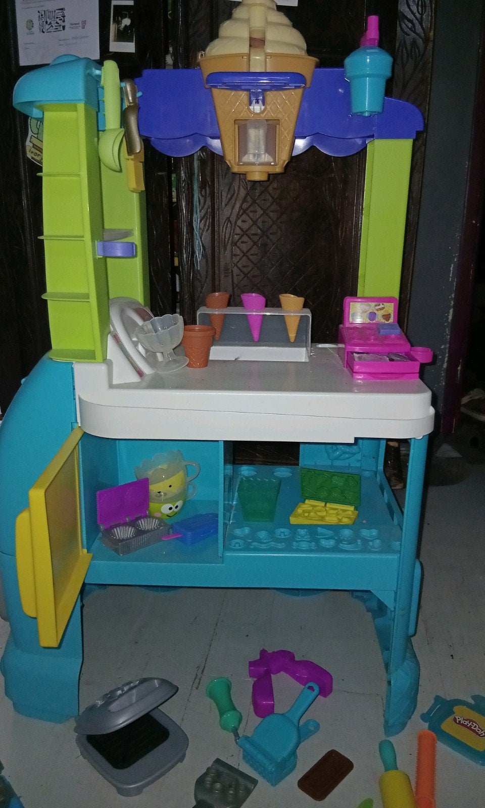 Play-Doh set :Ijskar met 🎵 ,Stofzuiger,snoepjes machine, Ophalen, Jongen of Meisje