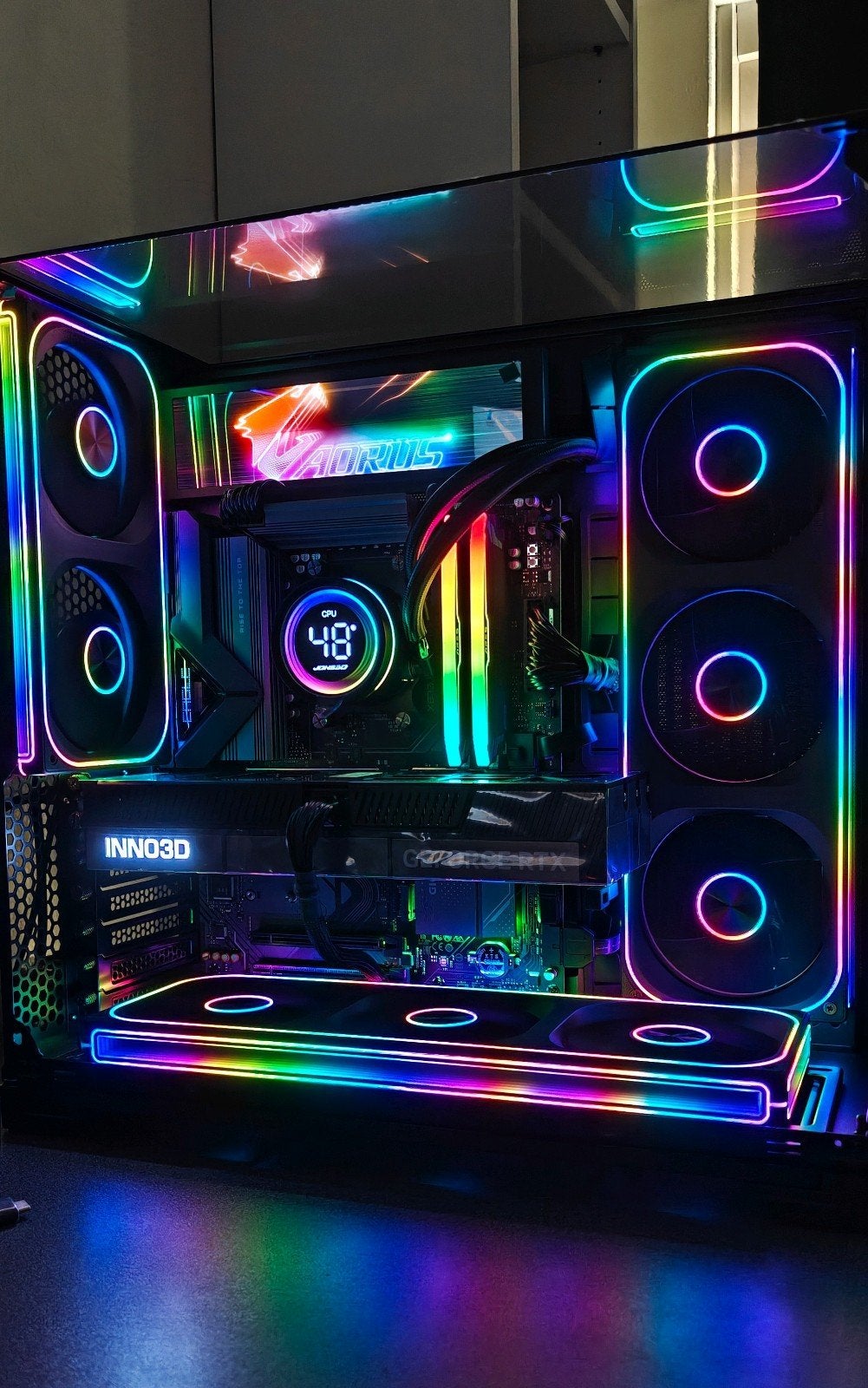 [NIEUW] Game PC | Ryzen 9800x3d | RTX 5080 | 32GB | Gen5 SSD, Computers en Software, Desktop Pc's, Ophalen, Lian Li / Gigabyte / Inno3D / 5080 / 5090 / 5070 TI