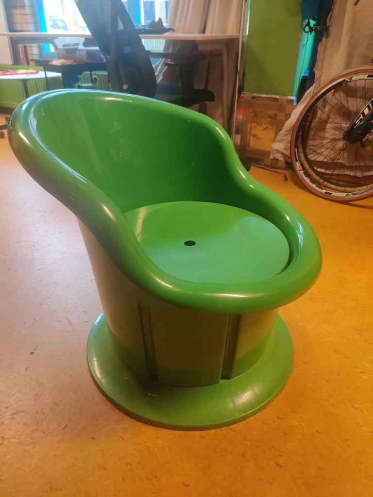 Popptorp fauteuil, Huis en Inrichting, Stoelen, Eén, Kunststof, Wit, Ophalen of Verzenden