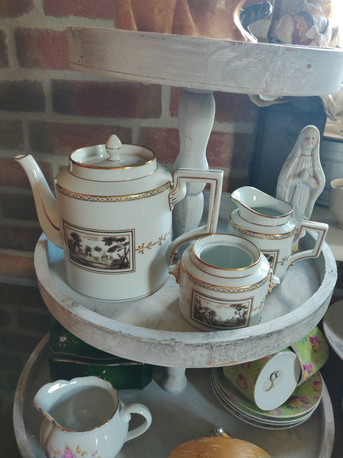 Theepot Italiaans Richard Ginori, Ophalen of Verzenden