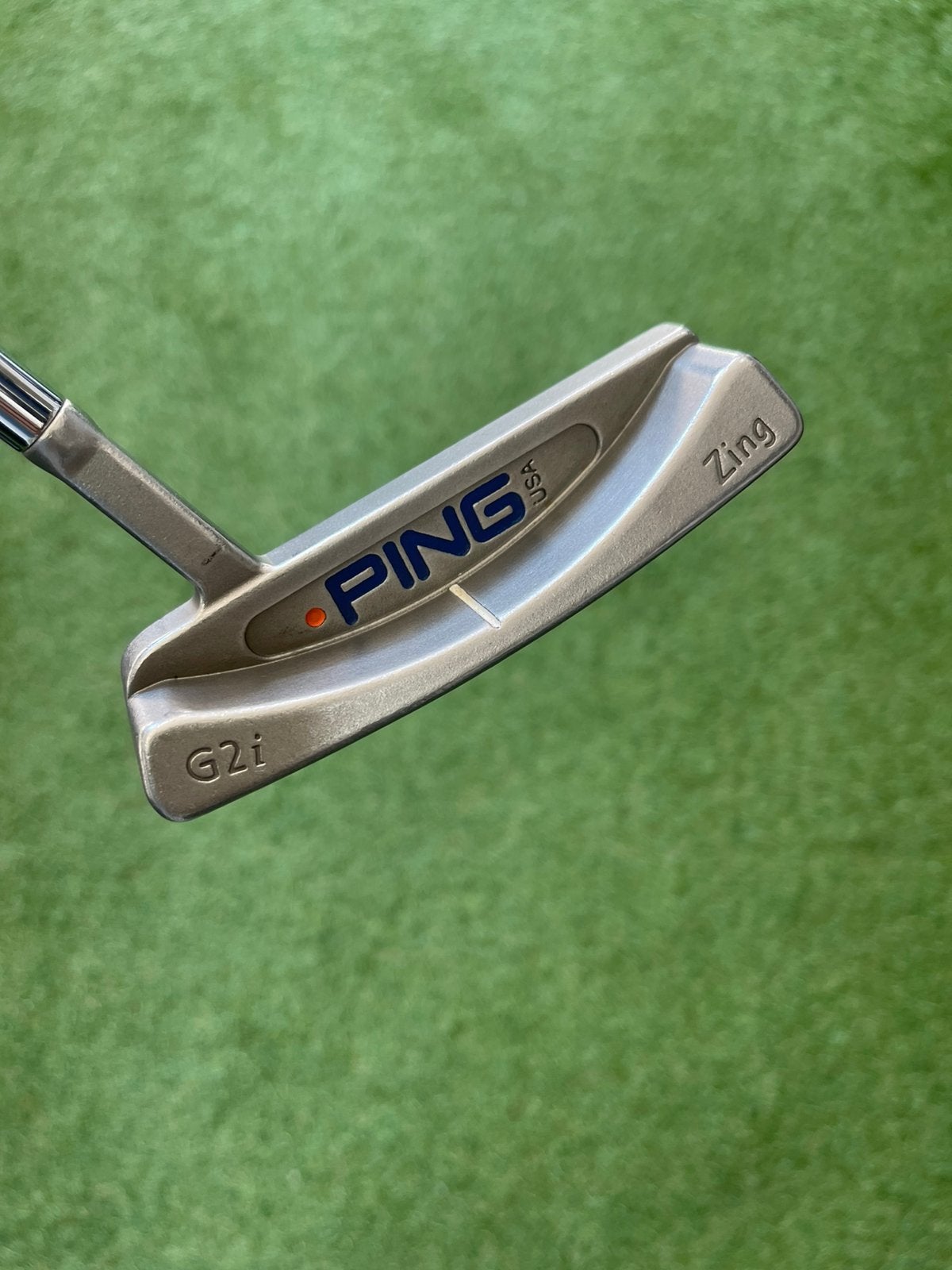 Ping G2i Zing putter 36inch (oranje stip), Gebruikt, -, -, Ophalen of Verzenden