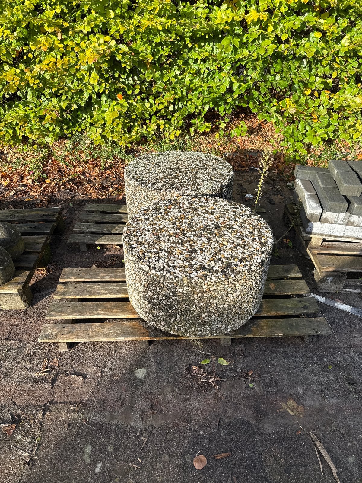 Gratis grindbeton blokken - Ideaal voor tuin of oprit, Tuin en Terras, Ophalen, Overige materialen, Gebruikt, Overige typen