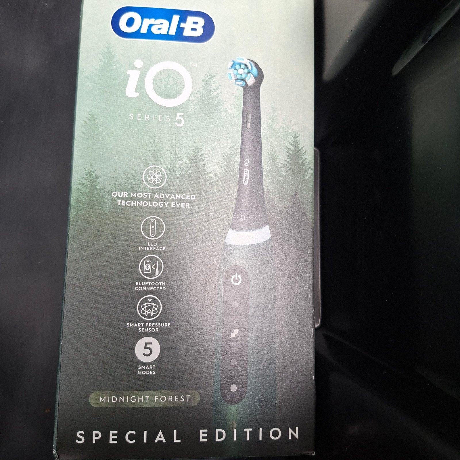 Oral B io series 5 midnight forest special edition oral-b, Ophalen of Verzenden, Nieuw, Mondverzorging