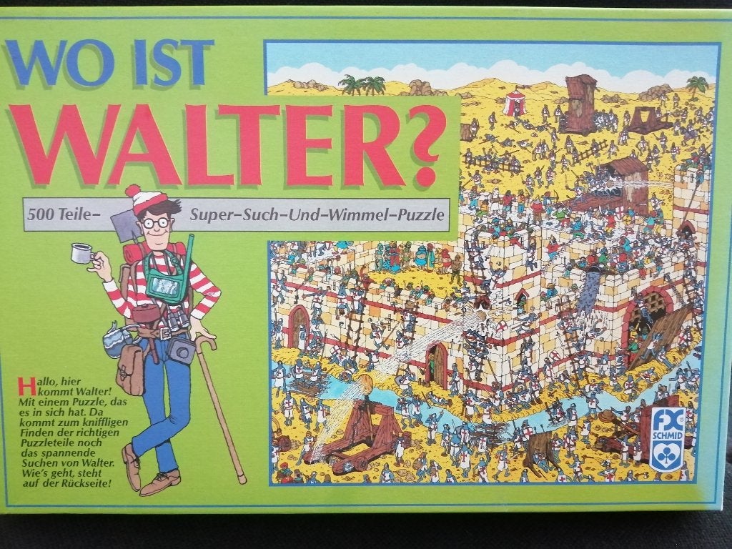 Schmid Puzzle Waar is Walter?, Hobby en Vrije tijd, Ophalen of Verzenden, 500 t/m 1500 stukjes, Zo goed als nieuw, Legpuzzel