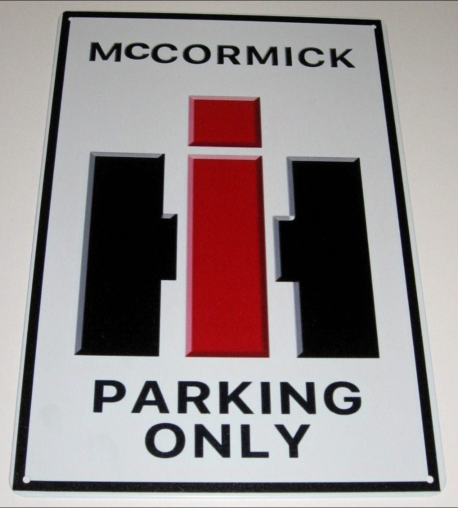 McCormick Tractor : Bord McCormick Tractor - Parking Only, Verzenden, Nieuw, Reclamebord