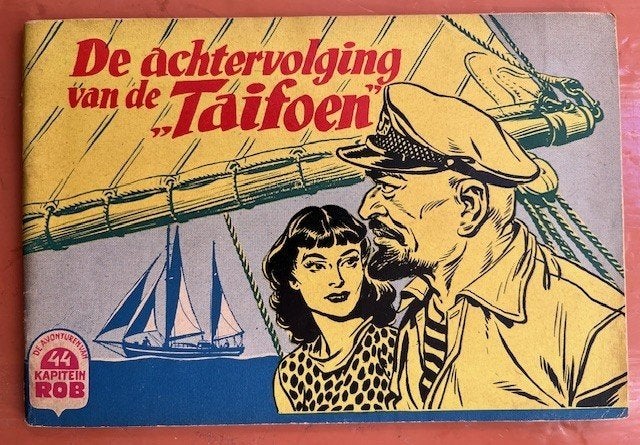 Kapitein Rob 10 deeltjes van 1953 tot 1962, Eén stripboek, Ophalen of Verzenden, Gelezen