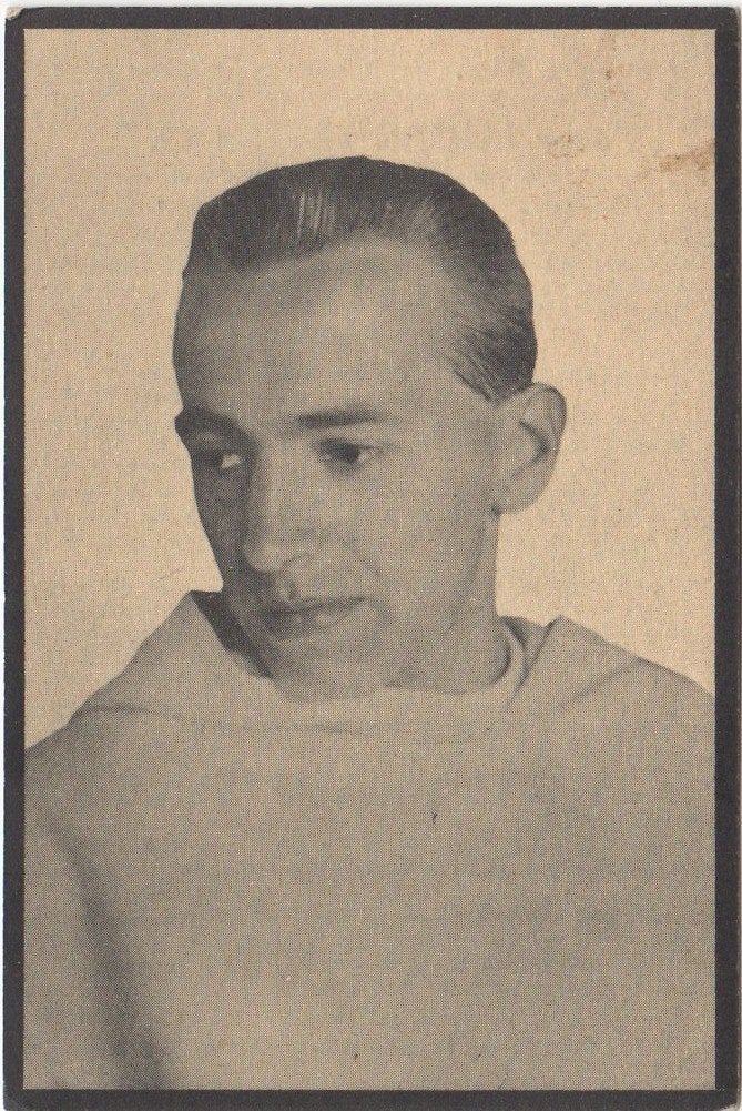 pater Lucas Tesser 1910 Nijmegen + 1937 Nijmegen, 26 jaar, Verzamelen, Bidprentjes en Rouwkaarten, Verzenden