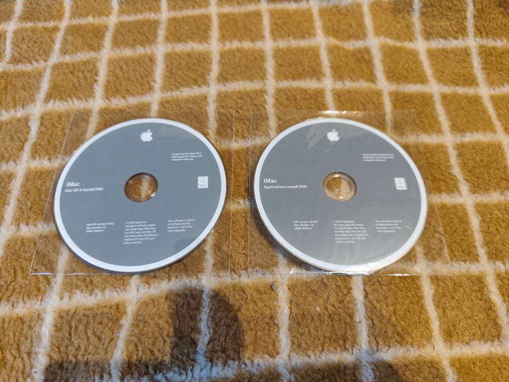 Apple OS X Install DVD + Applications Install DVD -origineel, Ophalen of Verzenden, Zo goed als nieuw, MacOS