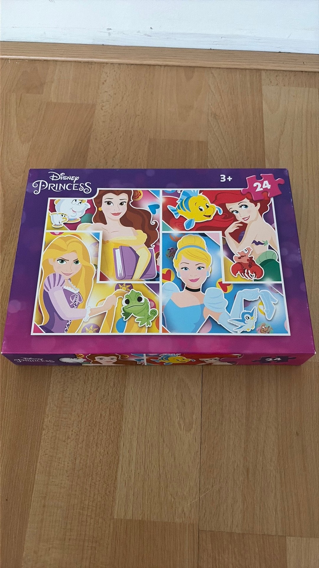 Disney prinsessen puzzel 24 stukjes, Ophalen of Verzenden, 10 tot 50 stukjes, Zo goed als nieuw, 2 tot 4 jaar