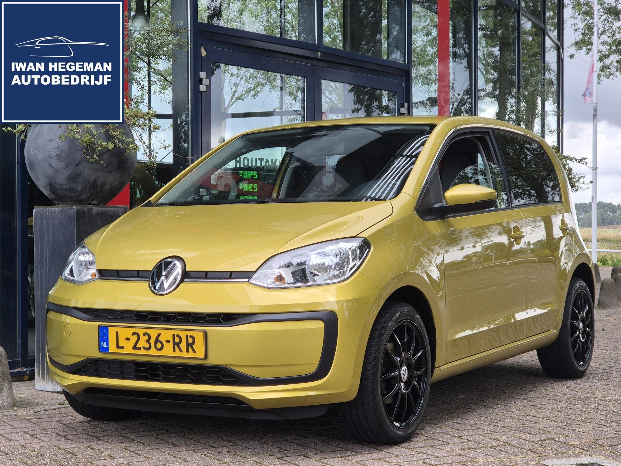 Volkswagen Up! 1.0 | Airconditioning | Licht metalen velgen, Auto's, 12 maanden, Stof, Gebruikt, 4 stoelen