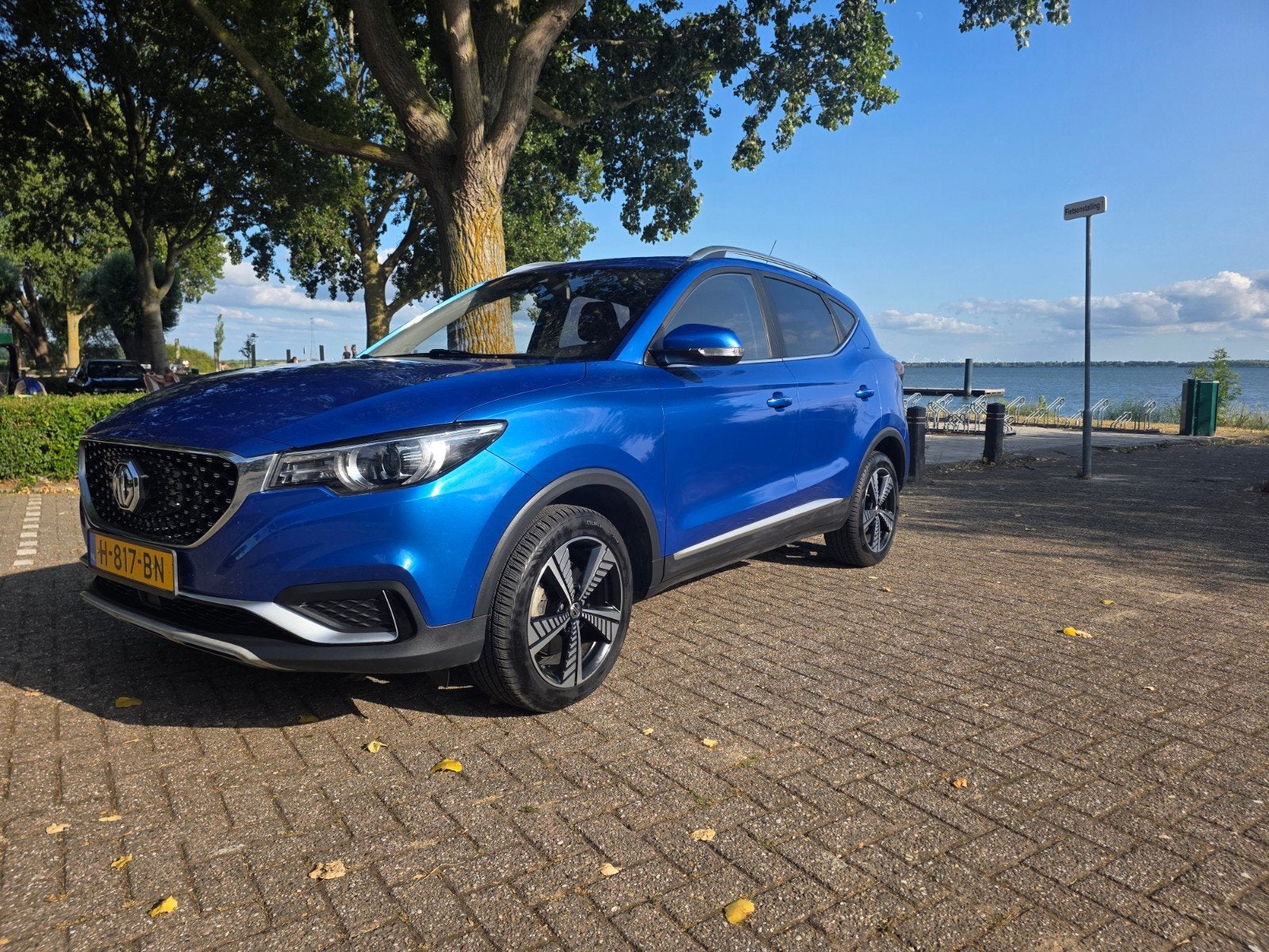 MG ZS EV Luxury 45kWh Panorama Leer Led Camera, Auto's, MG, 38 min, 1507 kg, Origineel Nederlands, Elektrisch