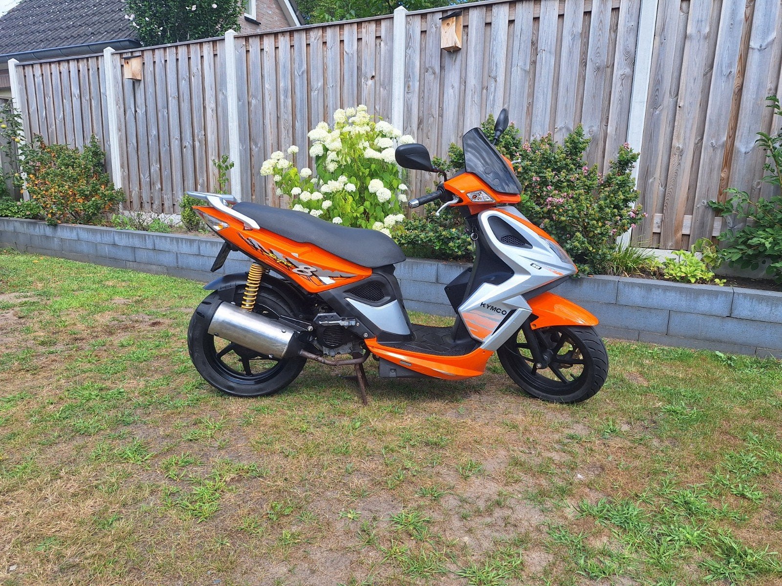 Kymco super 8, Maximaal 45 km/u, Ophalen of Verzenden, Zo goed als nieuw, Benzine
