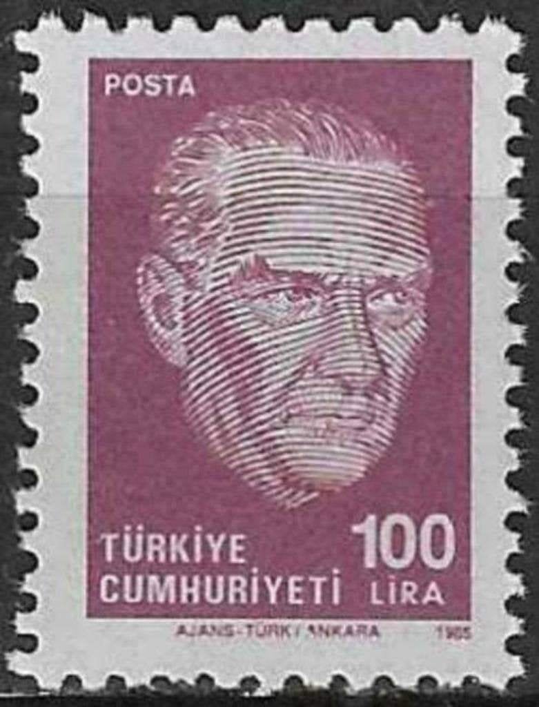 Turkije 1985 - Yvert 2490 - Mustafa Kemal Ataturk (PF), Verzenden, Overige landen, Postfris