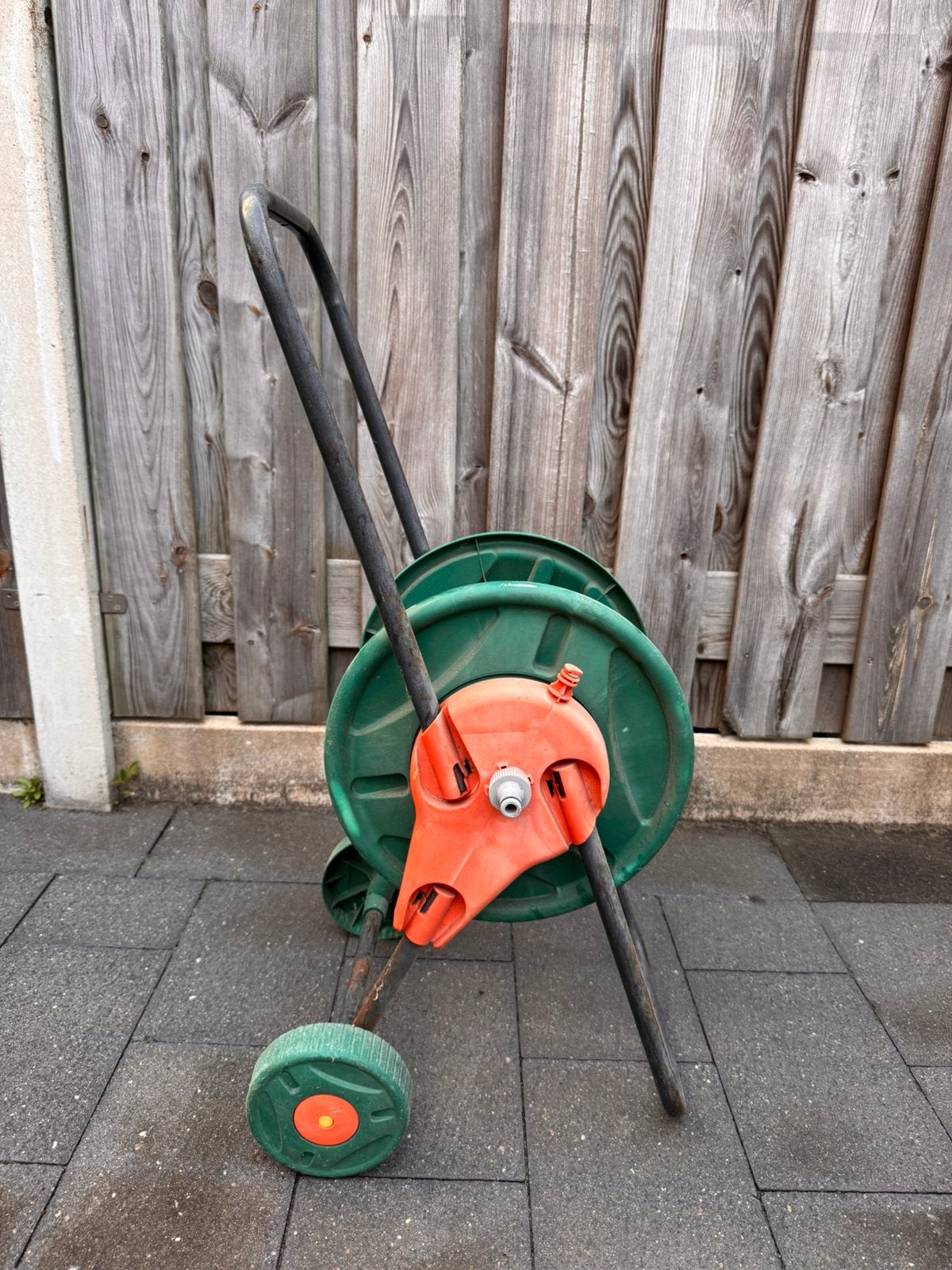 Tuinslanghaspel met slang, Tuin en Terras, Tuinslangen, Ophalen, Gebruikt, Tuinslanghaspel