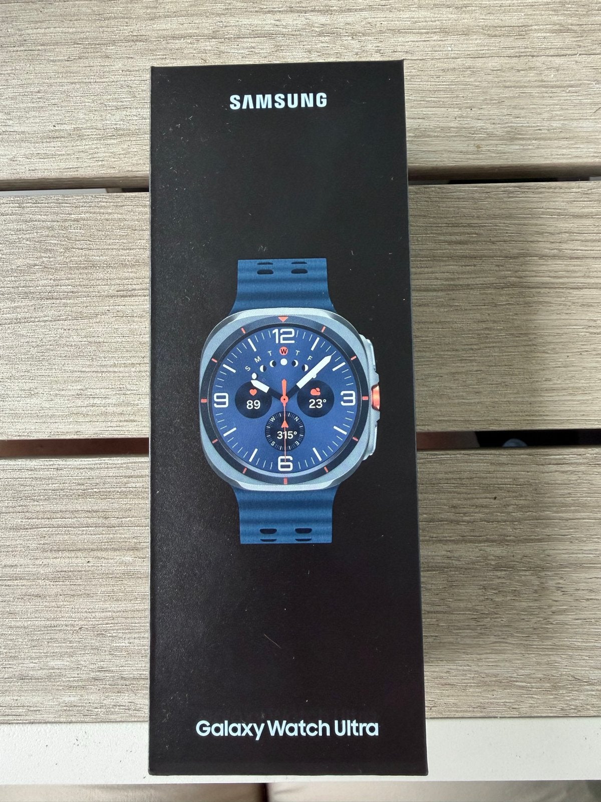 Samsung Galaxy Watch Ultra 47mm LTE Nieuw, Sieraden, Tassen en Uiterlijk, Smartwatches, Ophalen, Afstand, Blauw, Nieuw