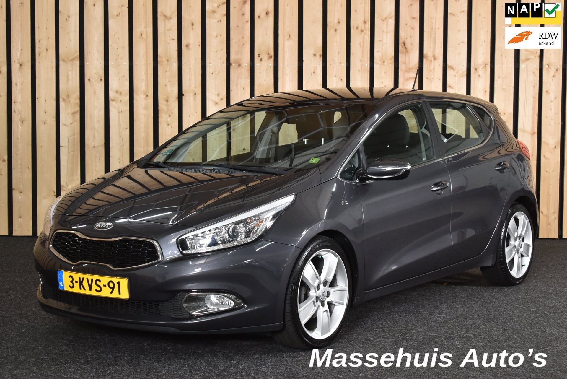Kia Cee'd 1.6 GDI Business Pack NL-auto Trekhaak Clima Cruis, Auto's, Voorwielaandrijving, Euro 5, 135 pk, Gebruikt