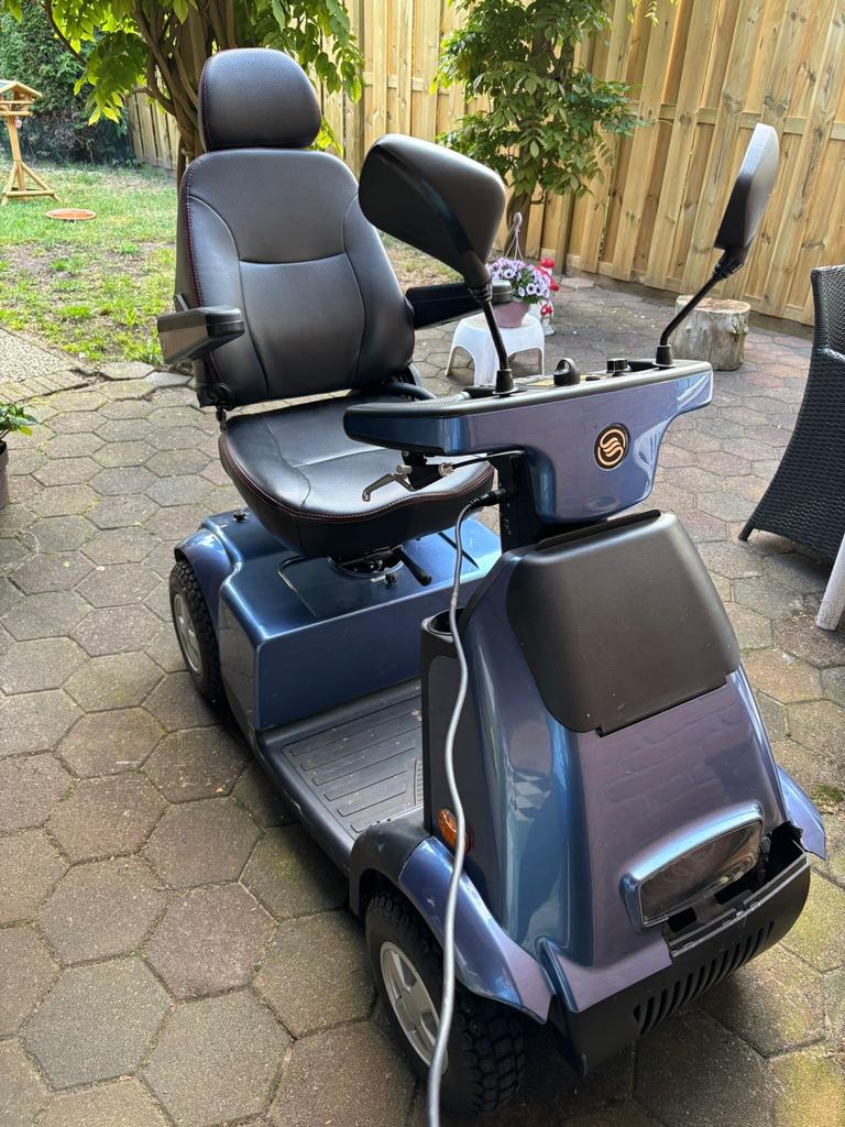 Afikim Breeze C4 Plus Scootmobiel met luxe zwarte zitting, Diversen, Brommobielen en Scootmobielen, Ophalen, Zo goed als nieuw