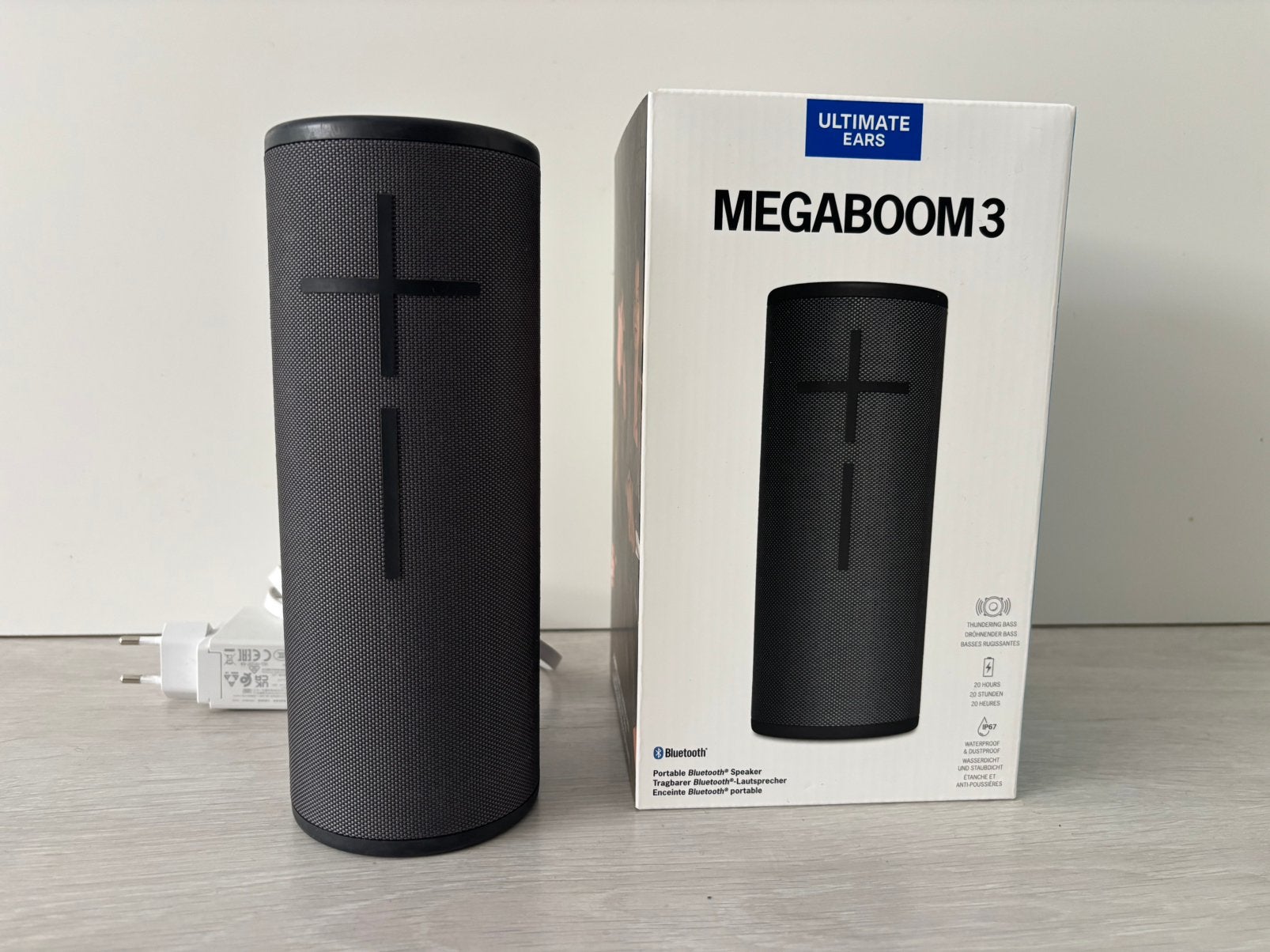 Megaboom 3 - Ultimate Ears - Zwart- Bluetooth- incl. oplader, Overige merken, Gebruikt, Overige typen, Ophalen of Verzenden