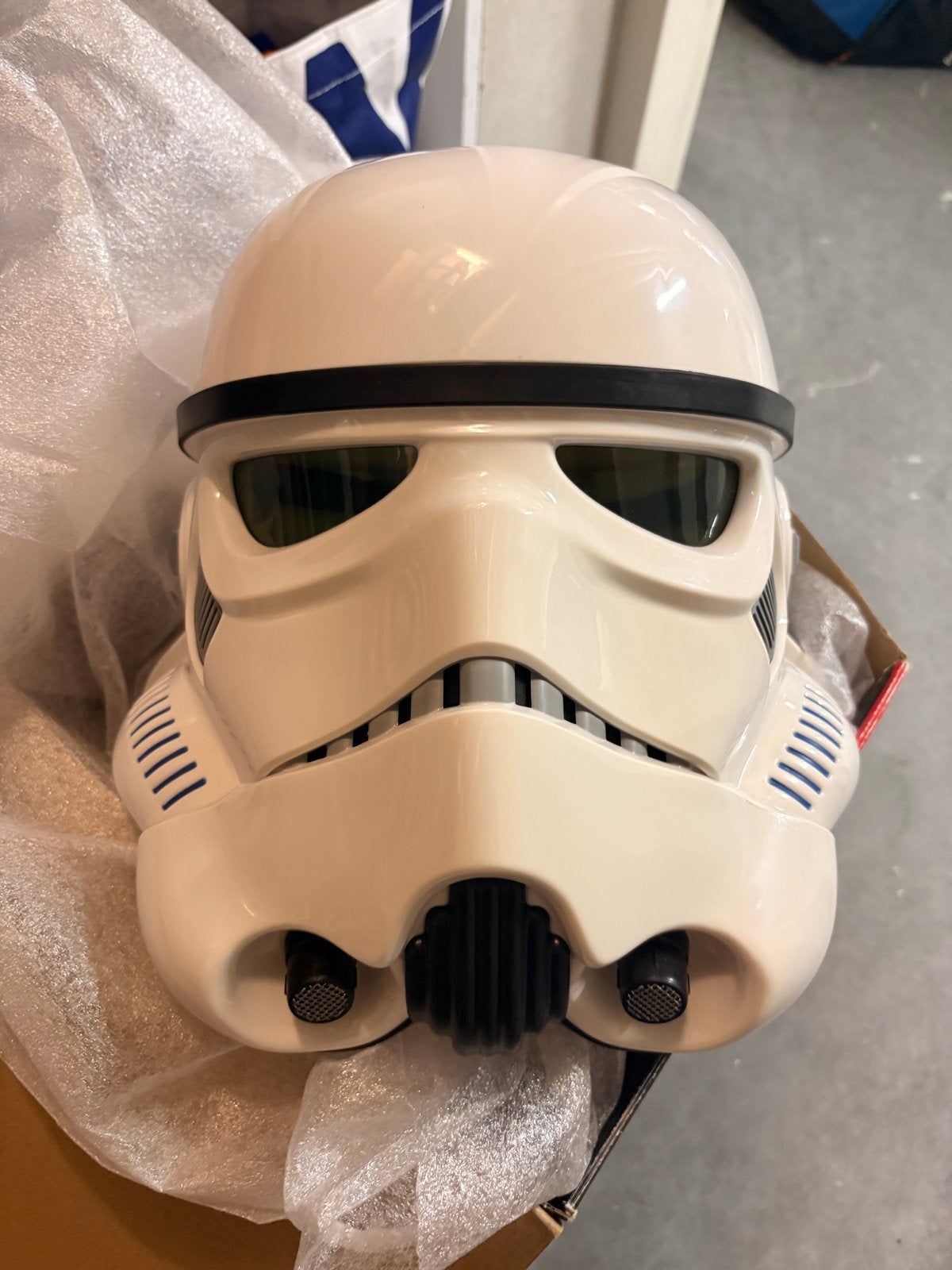 Star Wars Stormtrooper Helm Replica - Perfecte Staat, Ophalen, Zo goed als nieuw, Replica