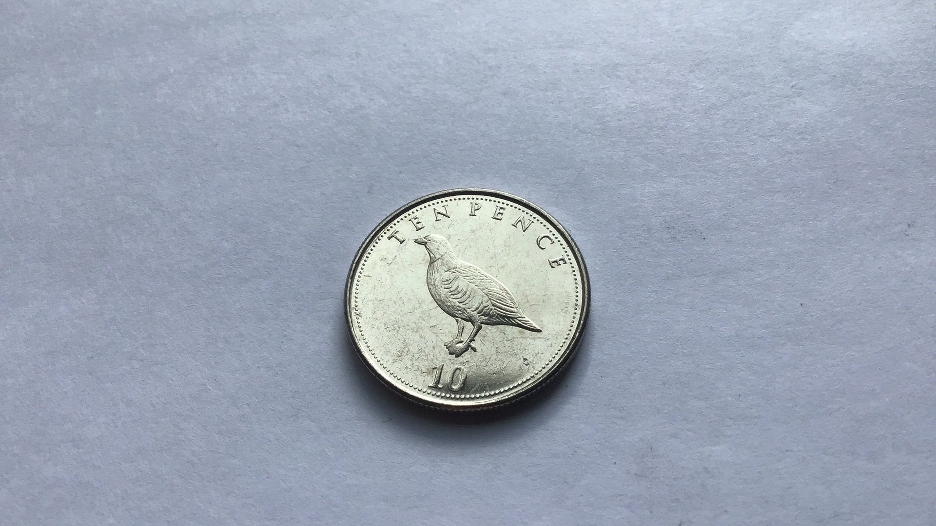 Gibraltar 10 pence 2015., Ophalen of Verzenden, Overige landen