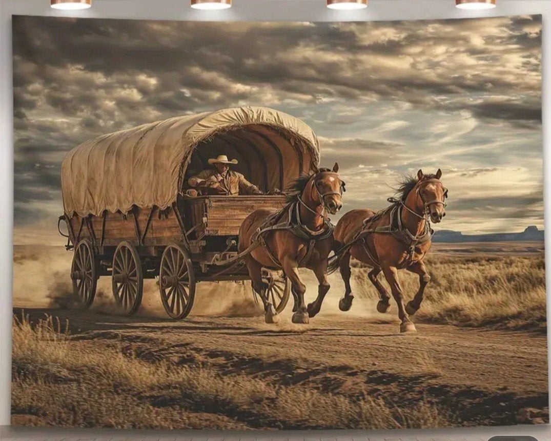 Prachtig western decordoek 1.5 mtr breed, Ophalen of Verzenden