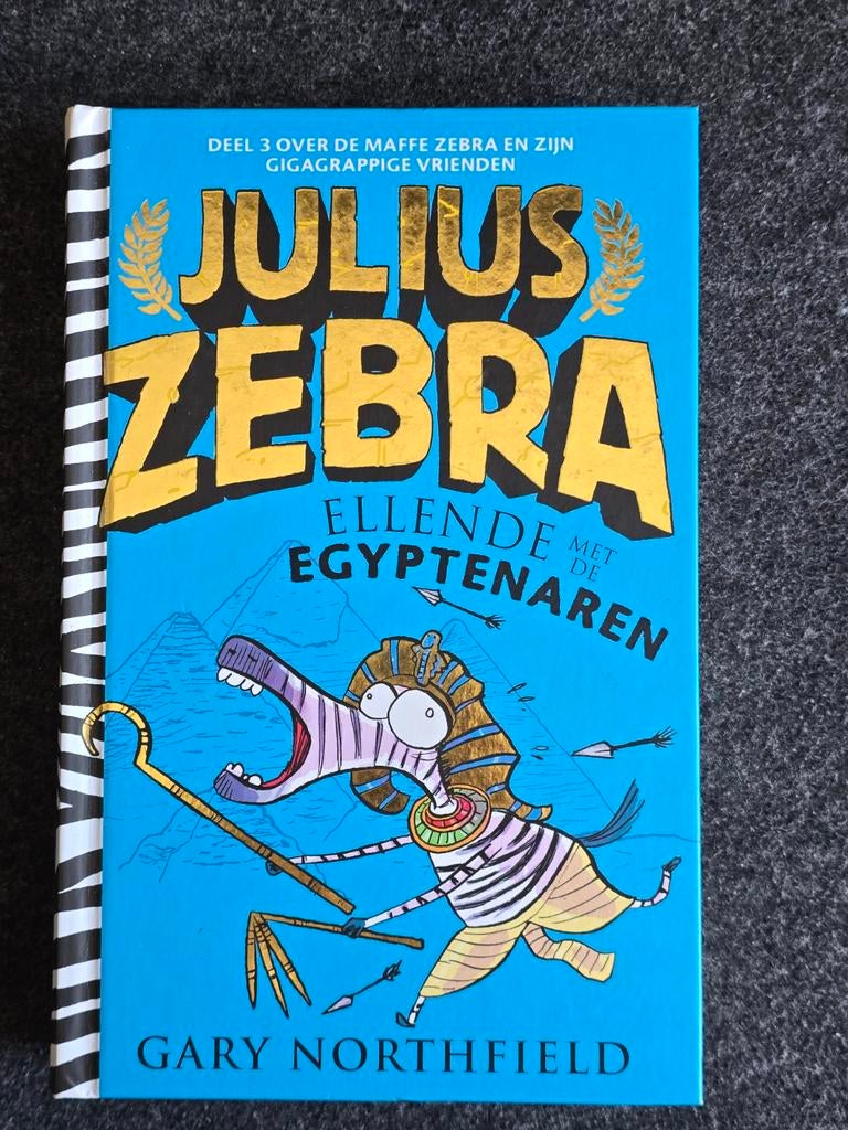 Julius zebra ellende met de egyptenaren, Boeken, Cartoons, Gary northfield, Ophalen of Verzenden, Zo goed als nieuw