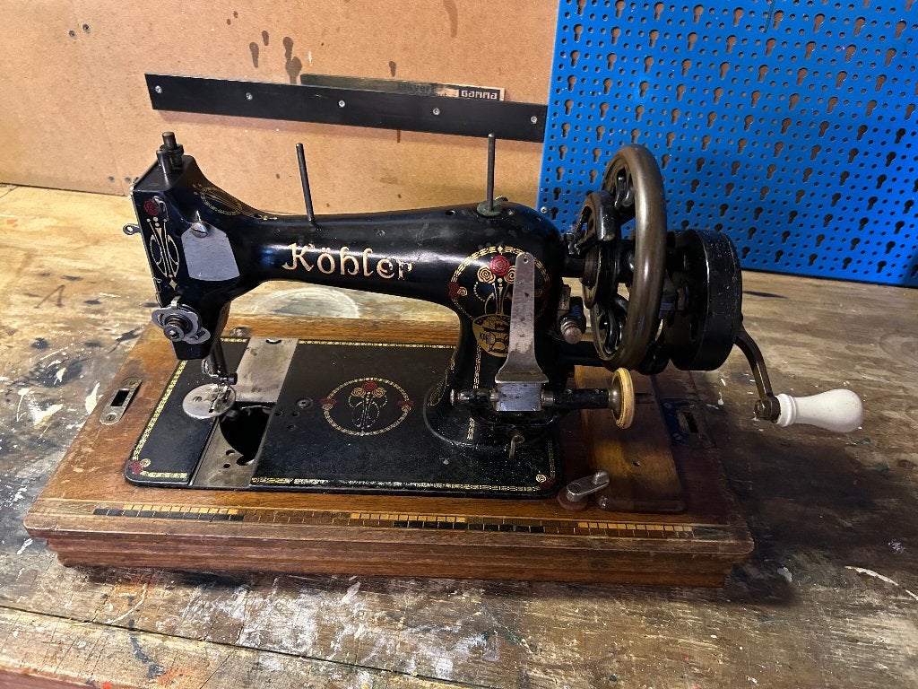 Kohler naaimachine, Ophalen