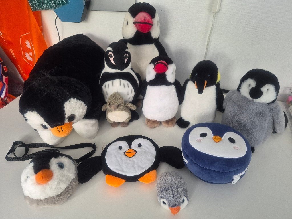 Pinguïn knuffels - pinguin familie, Ophalen of Verzenden, Gebruikt, Pinguïn, Wasbaar