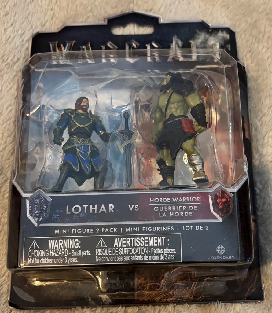 Warcraft 2-pack set: Lothar vs Horde Warrior. Nieuw!, Ophalen of Verzenden, Nieuw