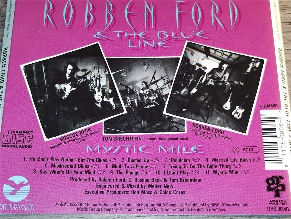 Robben Ford & The Blue Line - Mystic Mile, Ophalen of Verzenden, Gebruikt, Jazz