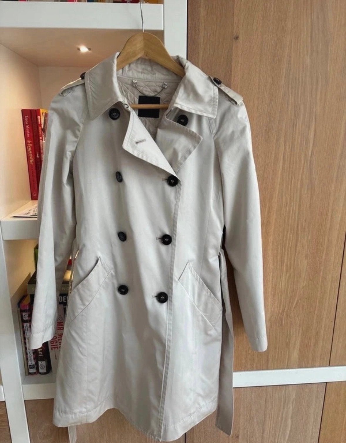 Max Mara Weekend Trenchcoat Maat 34 - Zo goed als nieuw, Ophalen of Verzenden, Zo goed als nieuw, Maat 34 (XS) of kleiner, Beige