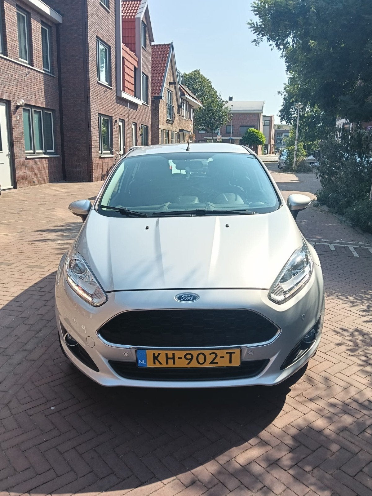 te koop ford fiesta titanium, Auto's, Stof, Zwart, 4 cilinders, Parkeersensor