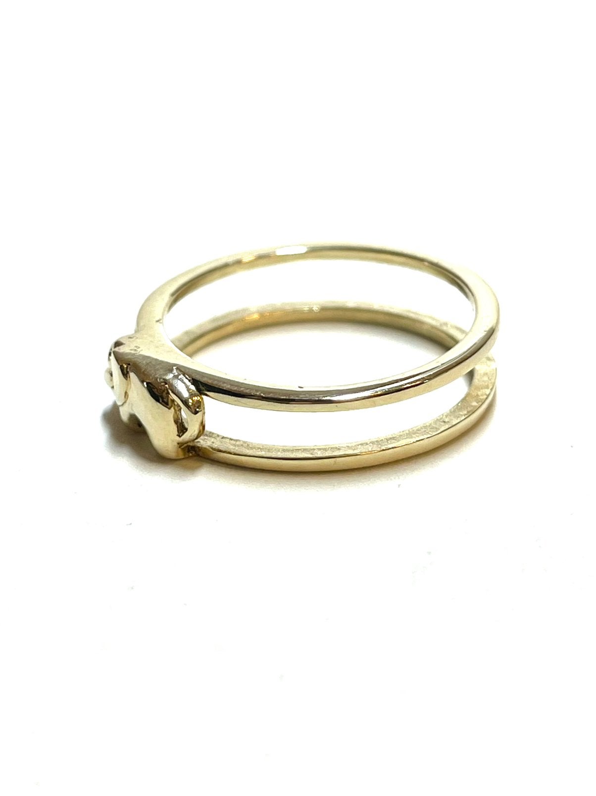 14k gouden ring, -, -, Ophalen of Verzenden, Zo goed als nieuw