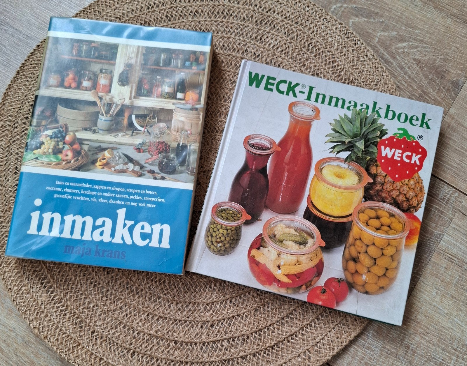 WECK-Inmaakboek & Maja's Inmaken - 2 kookboeken, Boeken, Ophalen of Verzenden, Gelezen, J. WECK GmbH u.Co, Maja Krans, Overige typen