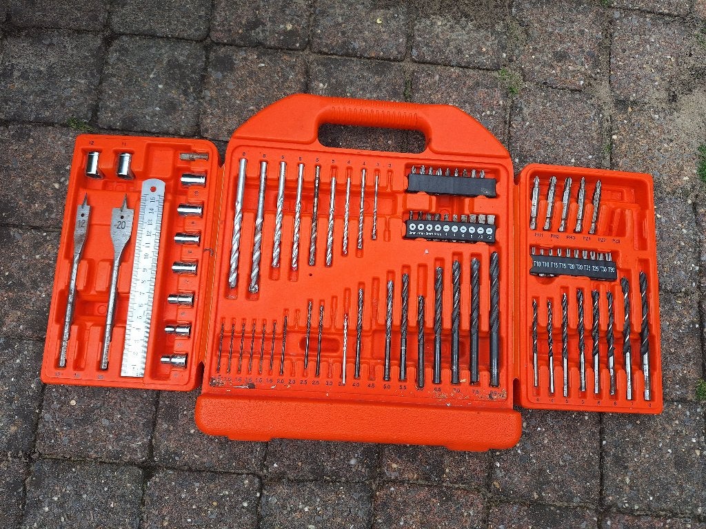 Boren en bitjes set, Ophalen of Verzenden, Zo goed als nieuw, Bitset