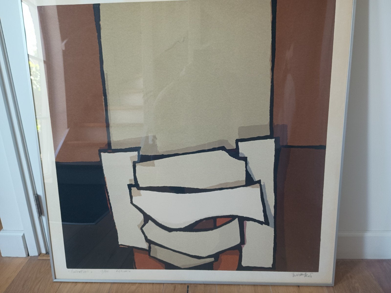 Gesigneerde zeefdruk 'Limitation' van Fon Klement (1979), Ophalen
