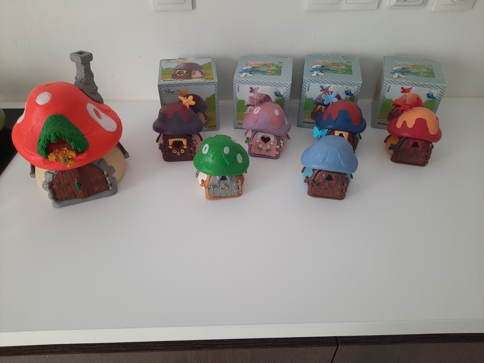 Smurfen huisjes, Verzamelen, Ophalen, Zo goed als nieuw, Overige typen