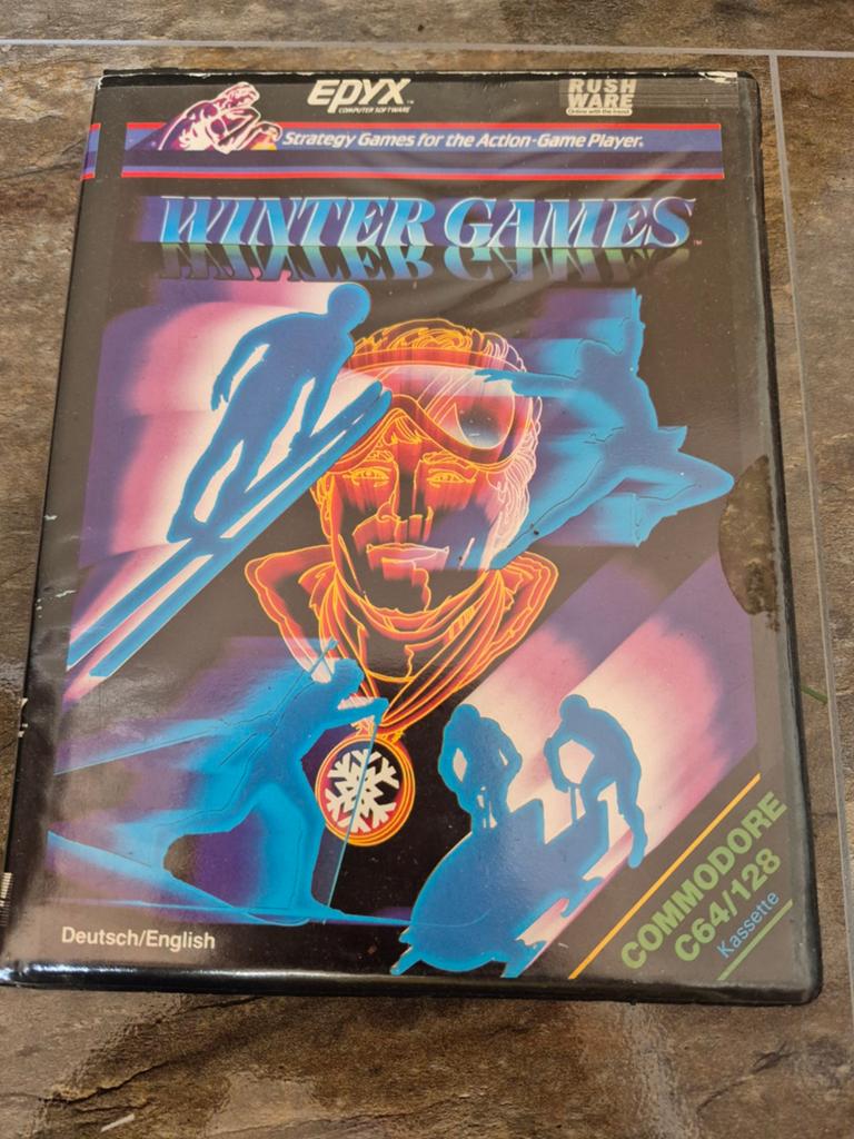 Commodore 64 C64 Kassette Game Winter Games, Spelcomputers en Games, Games | Overige, Gebruikt, Sport, 1 speler, Vanaf 7 jaar