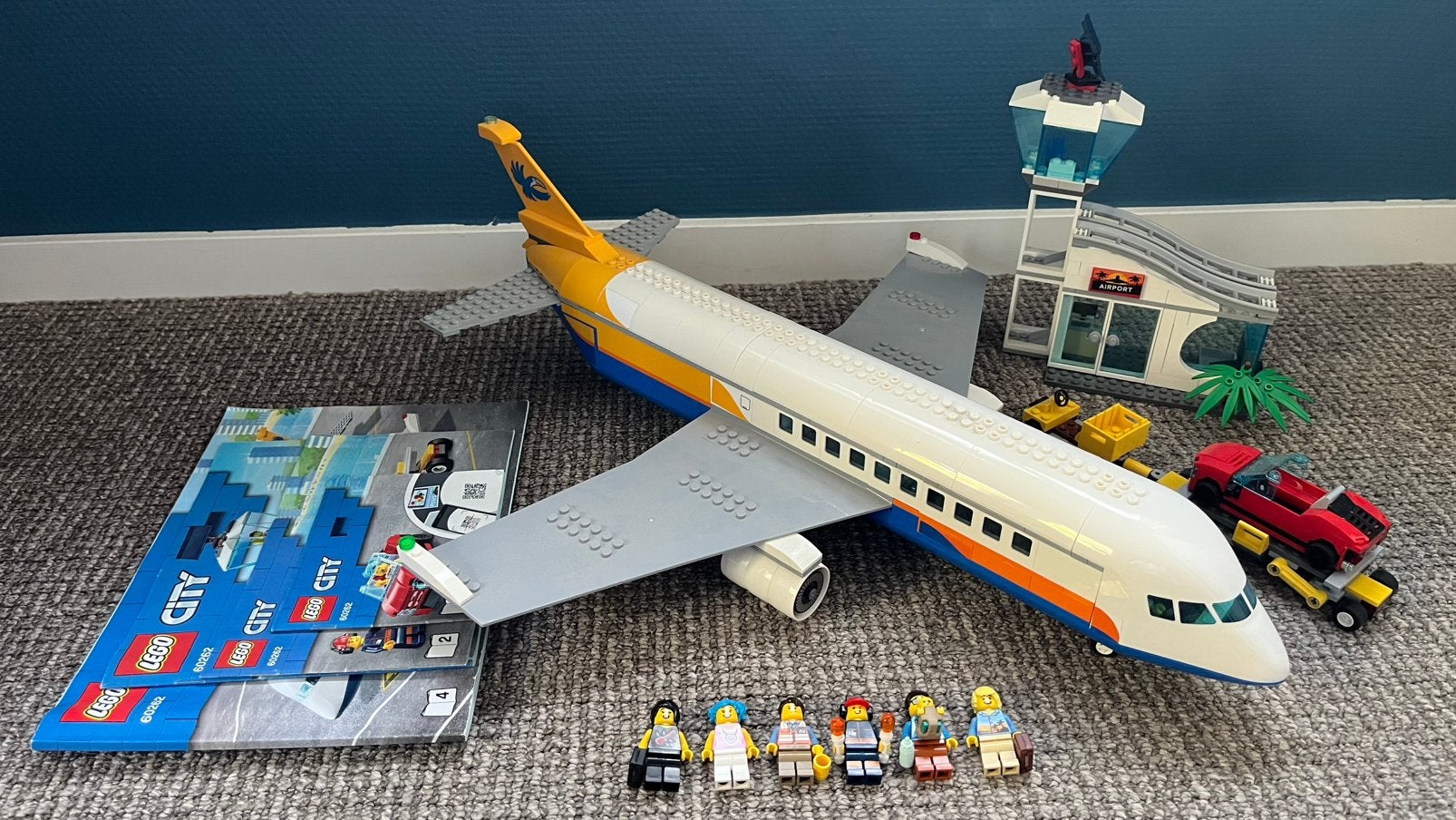 Lego vliegtuig 60262 complete set, Kinderen en Baby's, Ophalen, City, Lego, Zo goed als nieuw